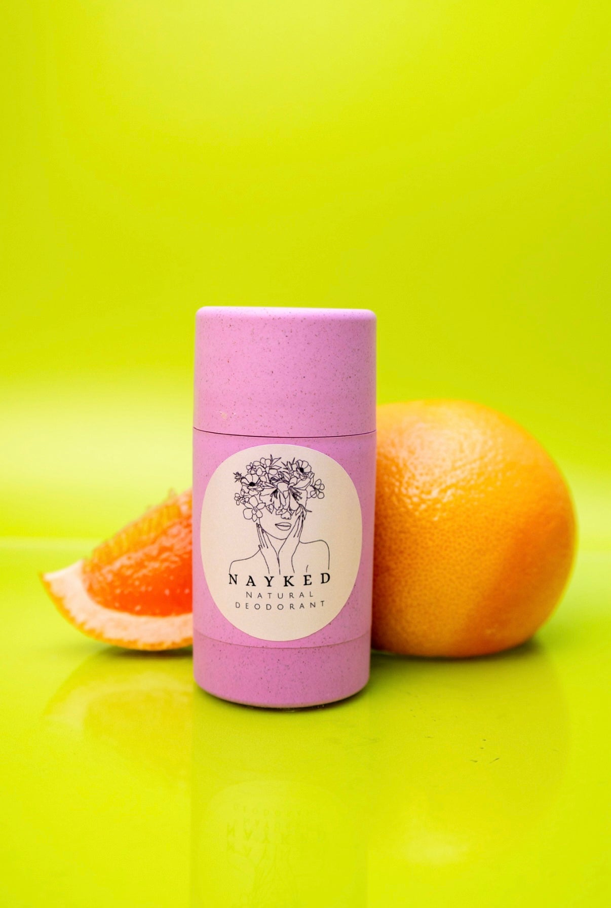 Pink tube + 45g natural deodorant insert