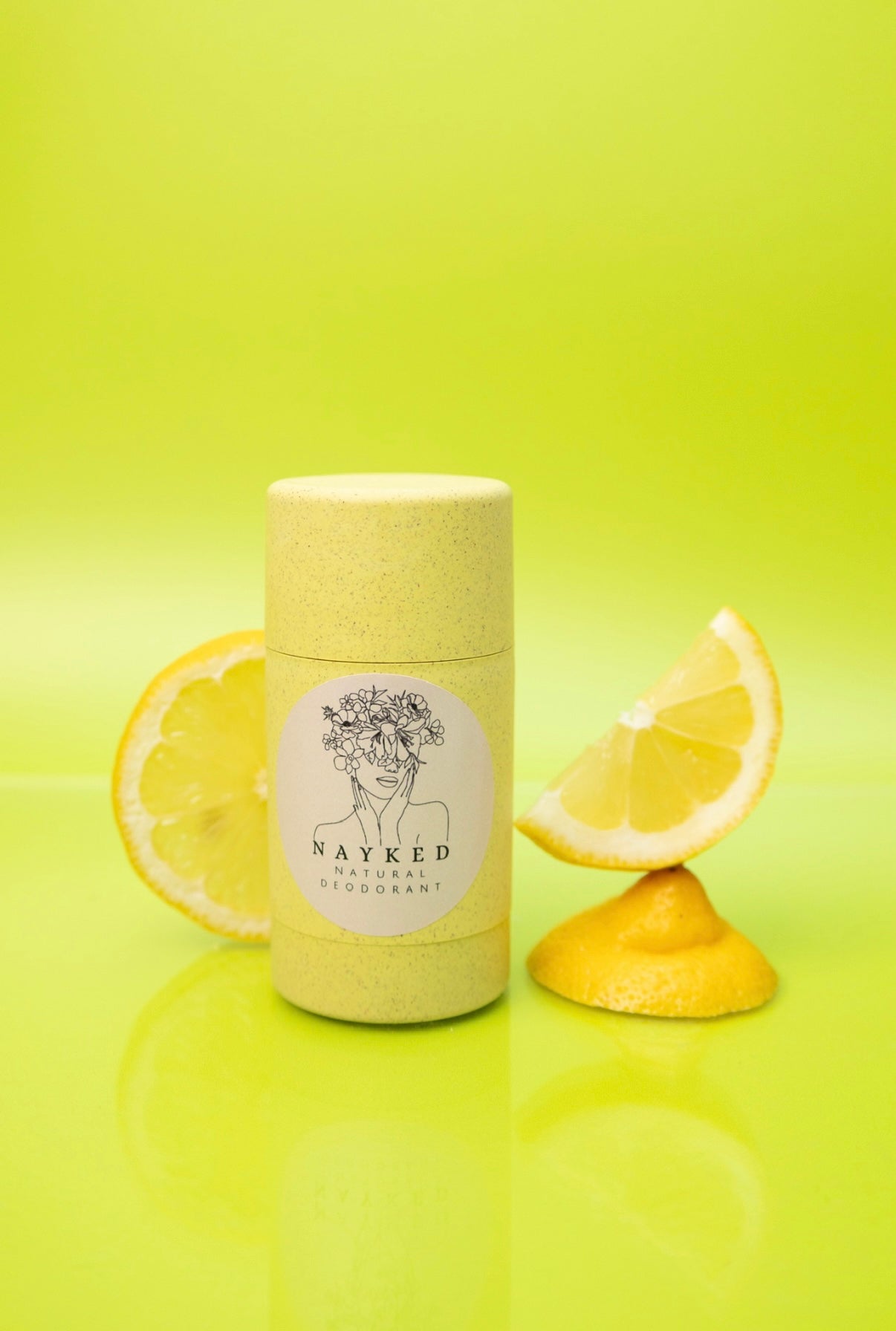 Yellow tube + 45g natural deodorant insert